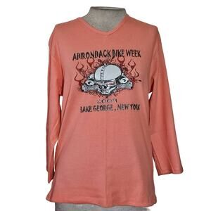 2009 Adirondack Bike Week Long Sleeve Tee Size 2XL